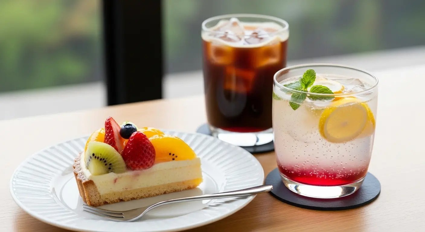 夏スイーツと相性抜群の冷たいドリンクとの組み合わせ