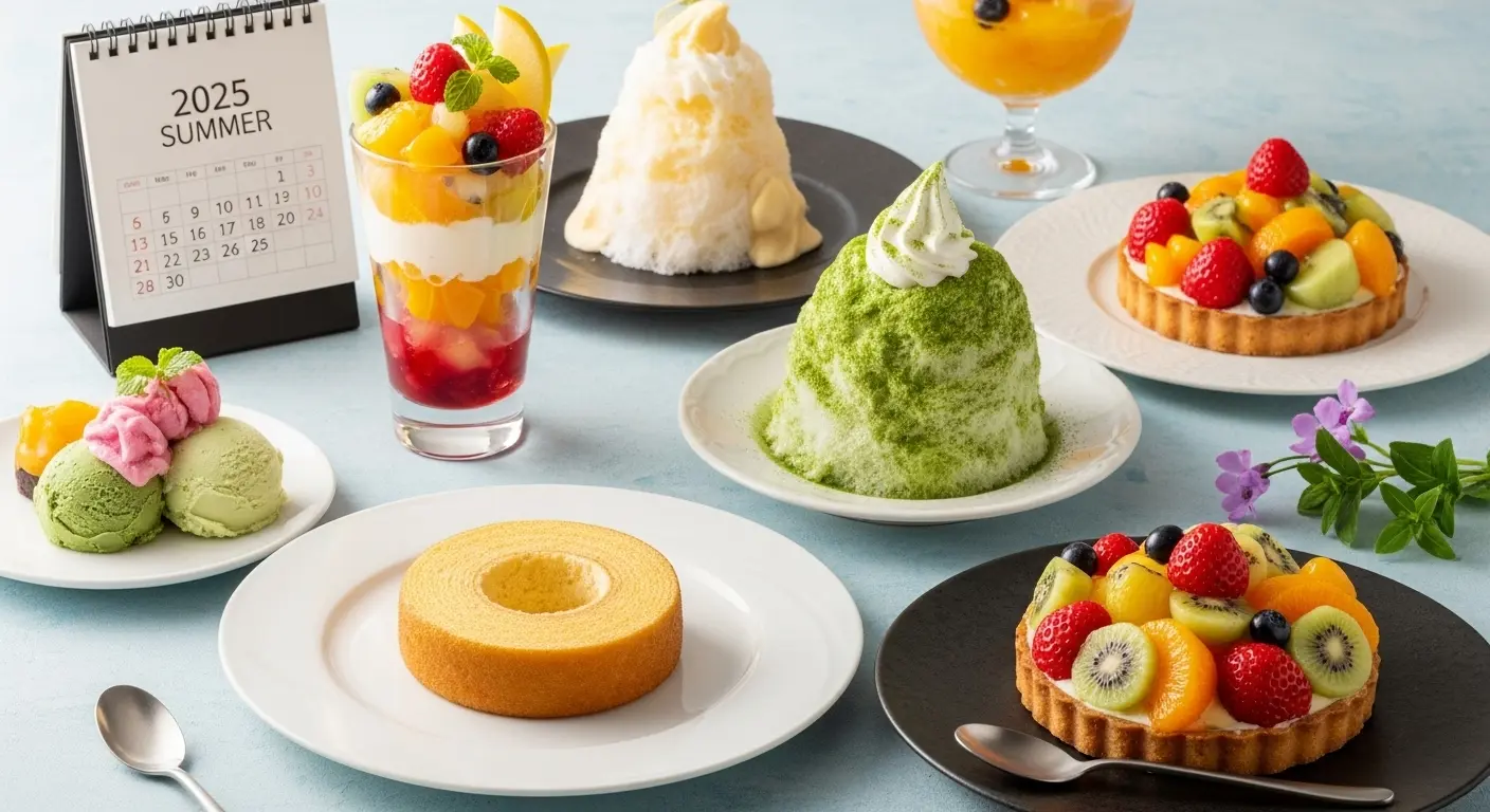 2025年夏トレンドを彩る多様な洋菓子とひんやりスイーツ