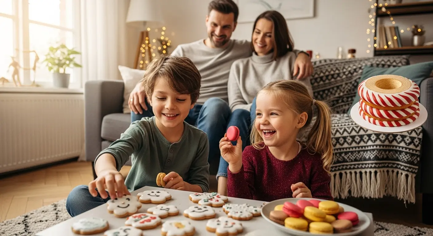 お正月に子供が喜ぶ洋菓子（クッキー、マカロン）