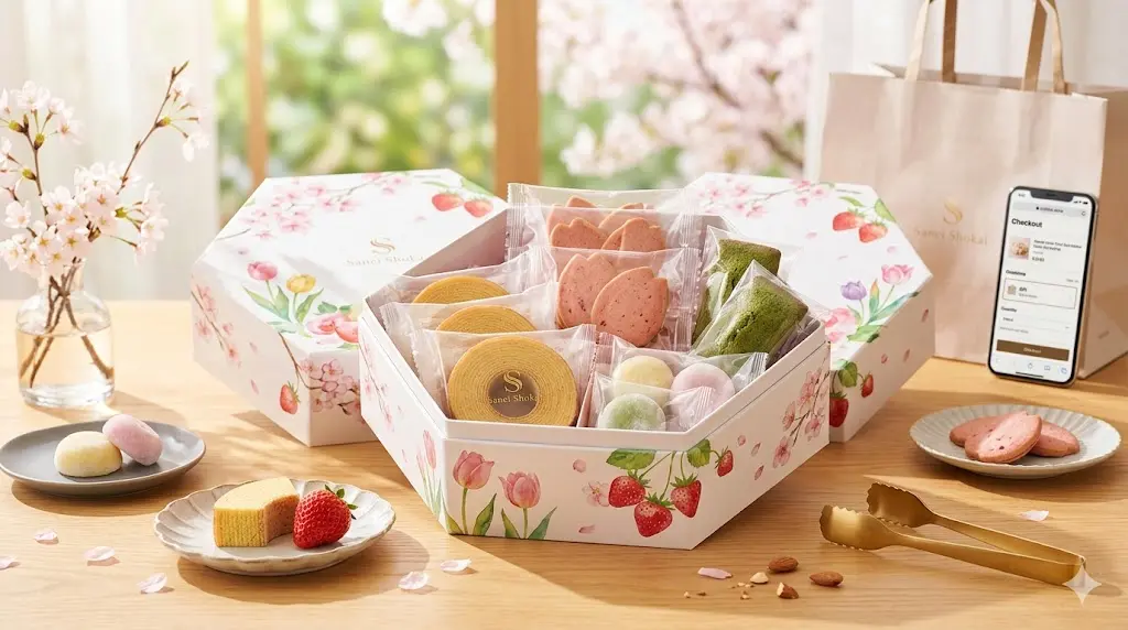 2026年最新｜桜と苺をあしらった華やかな春のスイーツギフトセットのアイキャッチ画像
